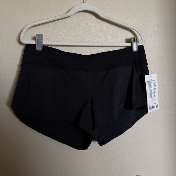 Lululemon Speed Up LR Short 2.5" *Lined size 10 Black NEW - Picture 4 of 8